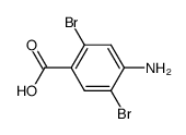 4-amino-2,5-dibromo-benzoic acid Structure