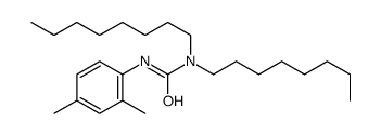 3-(2,4-dimethylphenyl)-1,1-dioctylurea结构式