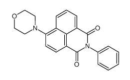 6-morpholino-2-phenyl-1H-benzo[de]isoquinoline-1,3(2H)-dione Structure