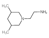2-(3,5-二甲基哌啶-1-基)乙胺结构式