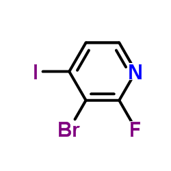 3-Bromo-2-fluoro-4-iodopyridine Structure