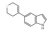 5-(3,6-二氢-2H-硫代吡喃-4-基)-1H-吲哚结构式