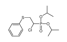 [2-chloro-2-di(propan-2-yloxy)phosphorylethyl]sulfanylbenzene Structure