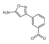 3-(3-NITROPHENYL)ISOXAZOL-5-AMINE Structure