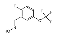 E-2-fluoro-5-trifluoromethoxy-benzaldehyde oxime结构式