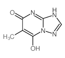 2-hydroxy-3-methyl-1,5,7,9-tetrazabicyclo[4.3.0]nona-2,5,7-trien-4-one结构式