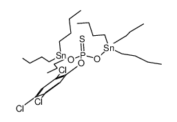 bis(tributyltin) 2,4,5-trichlorophenylthiophosphate Structure