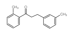 2'-METHYL-3-(3-METHYLPHENYL)PROPIOPHENONE结构式