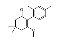 2-(2,4-dimethylphenyl)-3-methoxy-5,5-dimethylcyclohex-2-en-1-one结构式