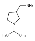 (1-异丙基吡咯烷-3-基)甲基胺结构式