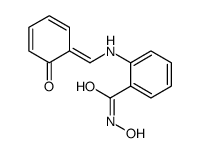 N-hydroxy-2-[(6-oxocyclohexa-2,4-dien-1-ylidene)methylamino]benzamide结构式