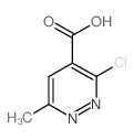 3-Chloro-6-methylpyridazine-4-carboxylic acid Structure