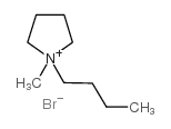 1-丁基-1-甲基吡溴化咯烷鎓结构式