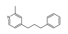 2-methyl-4-(3-phenylpropyl)pyridine Structure