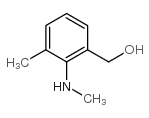 N-甲基-2-甲基-6-羟甲基苯胺结构式