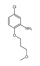 5-Chloro-2-(3-methoxypropoxy)aniline Structure