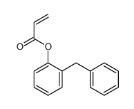 (2-benzylphenyl) prop-2-enoate Structure