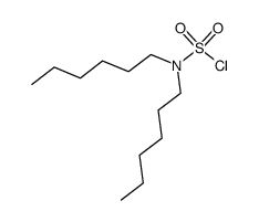 dihexylsulfamoyl chloride结构式