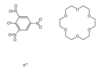 18-crown-6 potassium picrate 1:1 complex Structure
