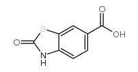 2,3-二氢-2-氧代-6-苯并噻唑羧酸结构式