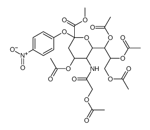 2-O-(p-Nitrophenyl)-4,7,8,9-tetra-O-acetyl-α-D-N-acetylglycolylneuraminic Acid Methyl Ester picture