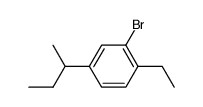 1-ethyl-2-bromo-4-sec-butyl-benzene Structure