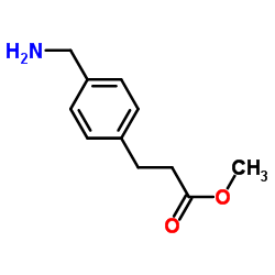 4-氨甲基苯丙酸甲酯结构式