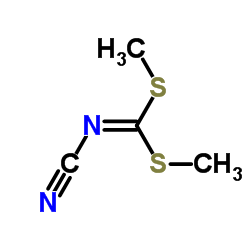 Dimethyl cyanimidodithiocarbonate structure
