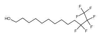 11,11,12,12,13,13,13-heptafluorotridecan-1-ol Structure