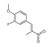 2-Fluoro-1-methoxy-4-[(1E)-2-nitro-1-propen-1-yl]benzene Structure