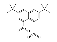 3,6-二-叔丁基-1,8-二硝基萘结构式