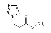 3-(1H-1,2,4-三唑-1-基)丙酸甲酯结构式
