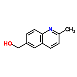 2-甲基喹啉-6-甲醇结构式