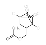 Bicyclo[2.2.1]hept-5-ene-2-methanol,1,4,5,6,7,7-hexachloro-, 2-acetate Structure