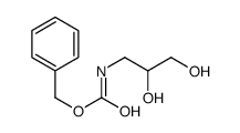 N-(苄氧羰基)-3-氨基-1,2-丙二醇结构式