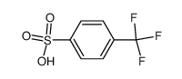 para-trifluoromethylbenzenesulphonic acid Structure