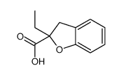 2-乙基-2,3-二氢苯并呋喃-2-羧酸结构式