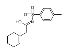2-(cyclohexen-1-yl)-N-(4-methylphenyl)sulfonylacetamide Structure