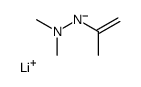 Lithium, [2-(dimethylhydrazono)propyl] Structure