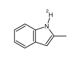 1-deuterio-2-methylindole Structure