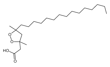 2-(3,5-dimethyl-5-pentadecyldioxolan-3-yl)acetic acid Structure