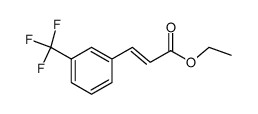 (E)-ethyl 3-(3-trifluoromethylphenyl)prop-2-enoate Structure