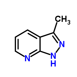 3-甲基-1H-吡唑并[3,4-B]吡啶结构式