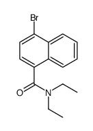 4-BROMO-N,N-DIETHYL-1-NAPHTHAMIDE Structure