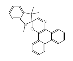 1,3-二氢-1,3,3-三甲基螺[2H-吲哚-2,3′-[3H]菲并[9,10-b](Ⅰ,Ⅴ)噁嗪]结构式