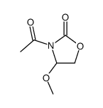 2-Oxazolidinone, 3-acetyl-4-methoxy- (9CI) Structure