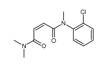 N1-(2-chlorophenyl)-N1,N4,N4-trimethylmaleamide结构式
