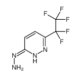 3-Hydrazino-6-(pentafluoroethyl)pyridazine结构式