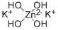 dipotassium zincate Structure