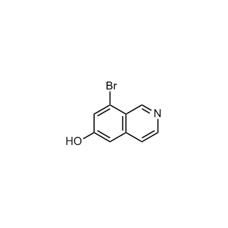 8-溴异喹啉-6-醇结构式
